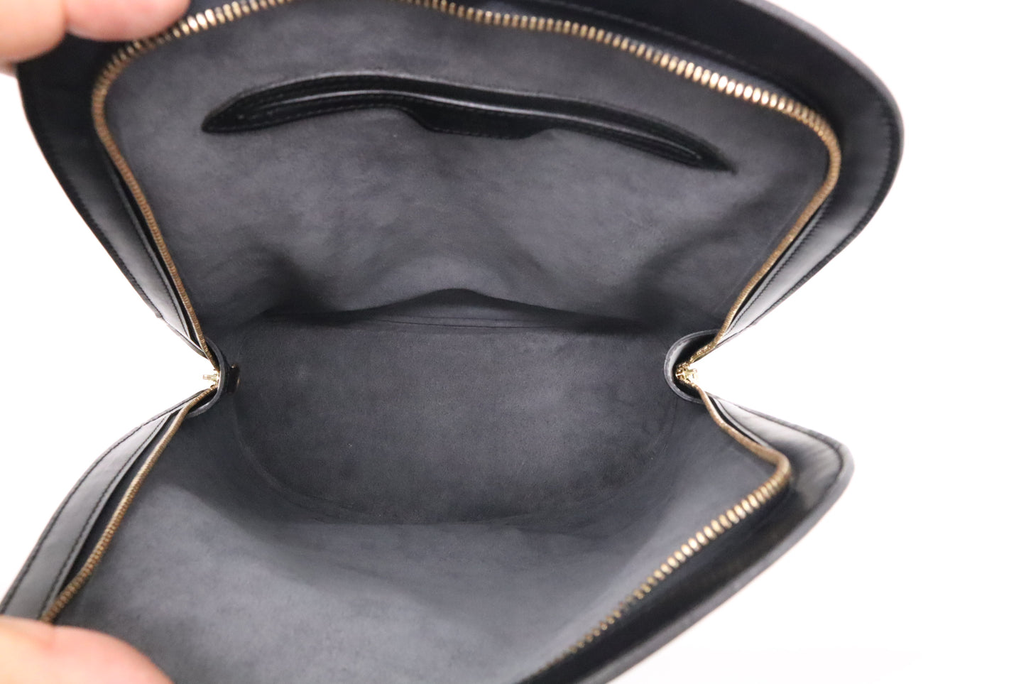 Louis Vuitton Gobelin Backpack in Black Epi Leather