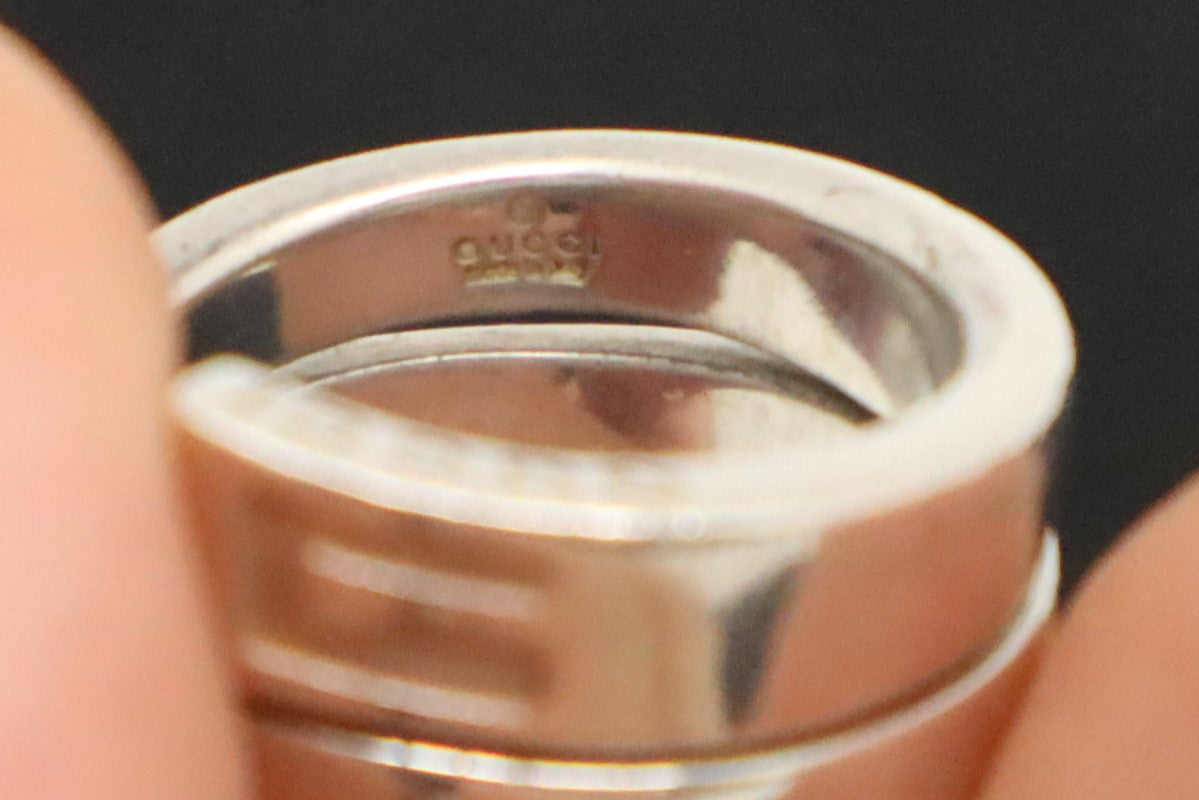 Gucci Sprial G Ring in Sterling Silver