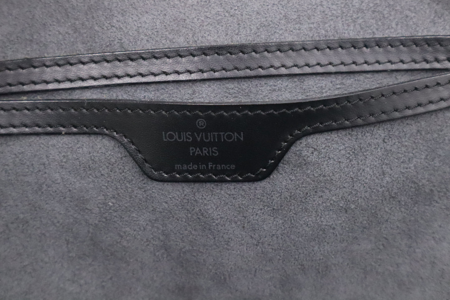 Louis Vuitton Gobelin Backpack in Black Epi Leather