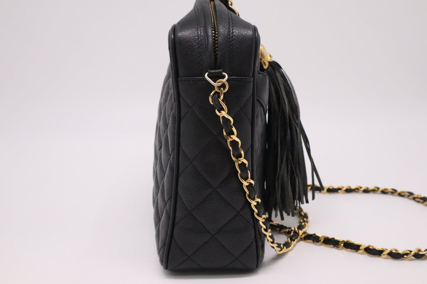 Chanel Camera Bag in Black Caviar Leather