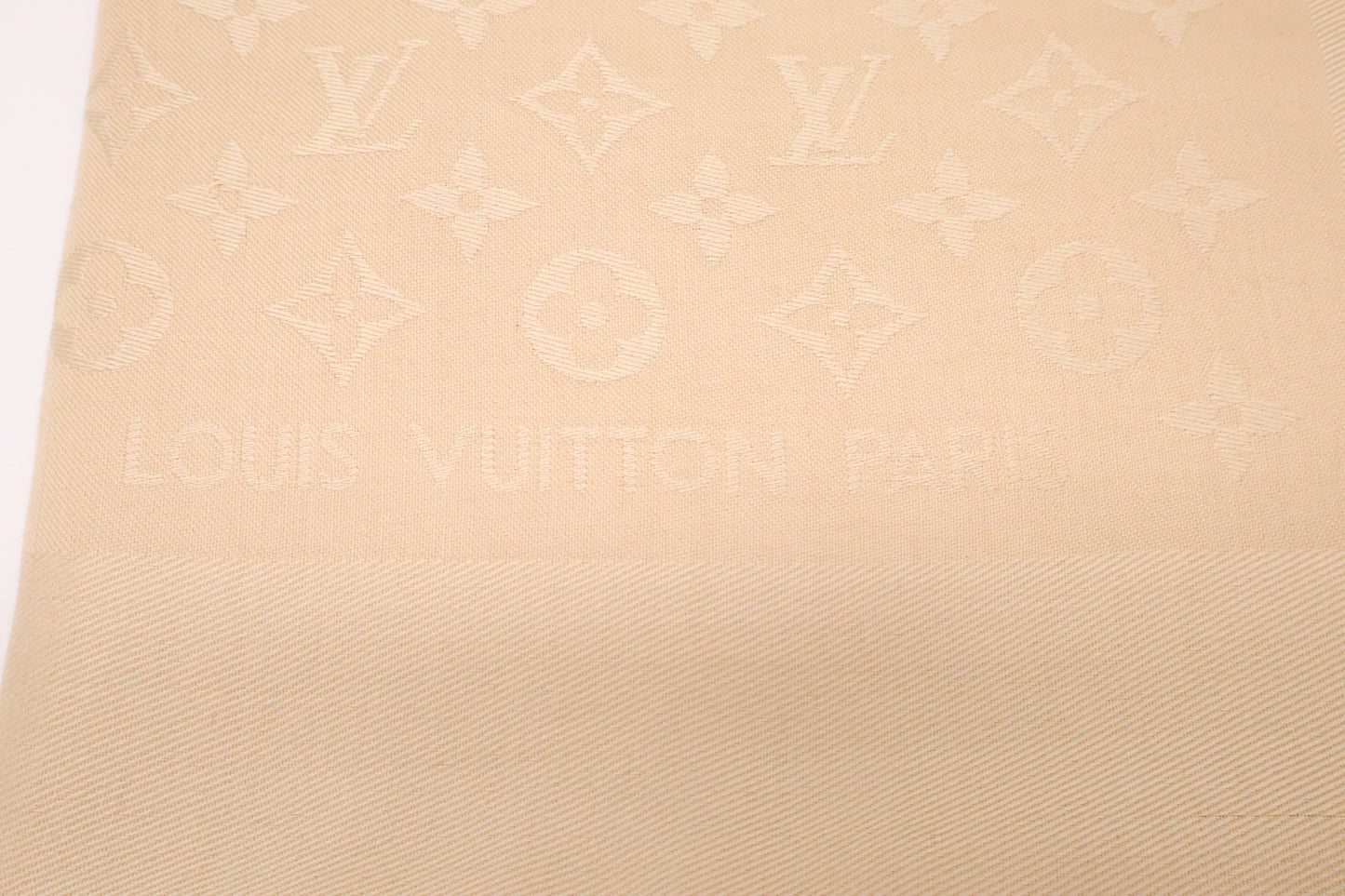 Louis Vuitton Scarf in Beige Monogram