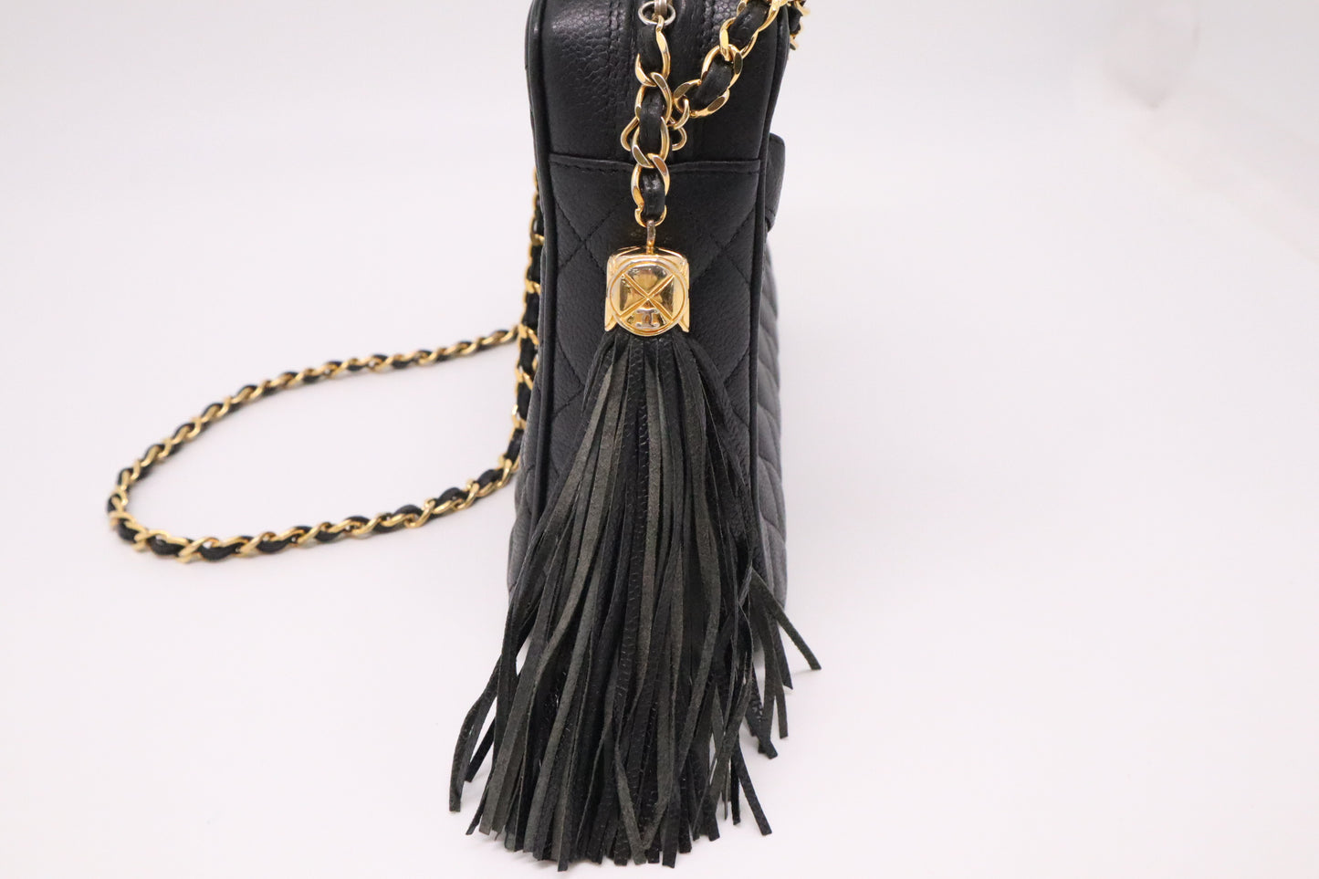 Chanel Camera Bag in Black Caviar Leather