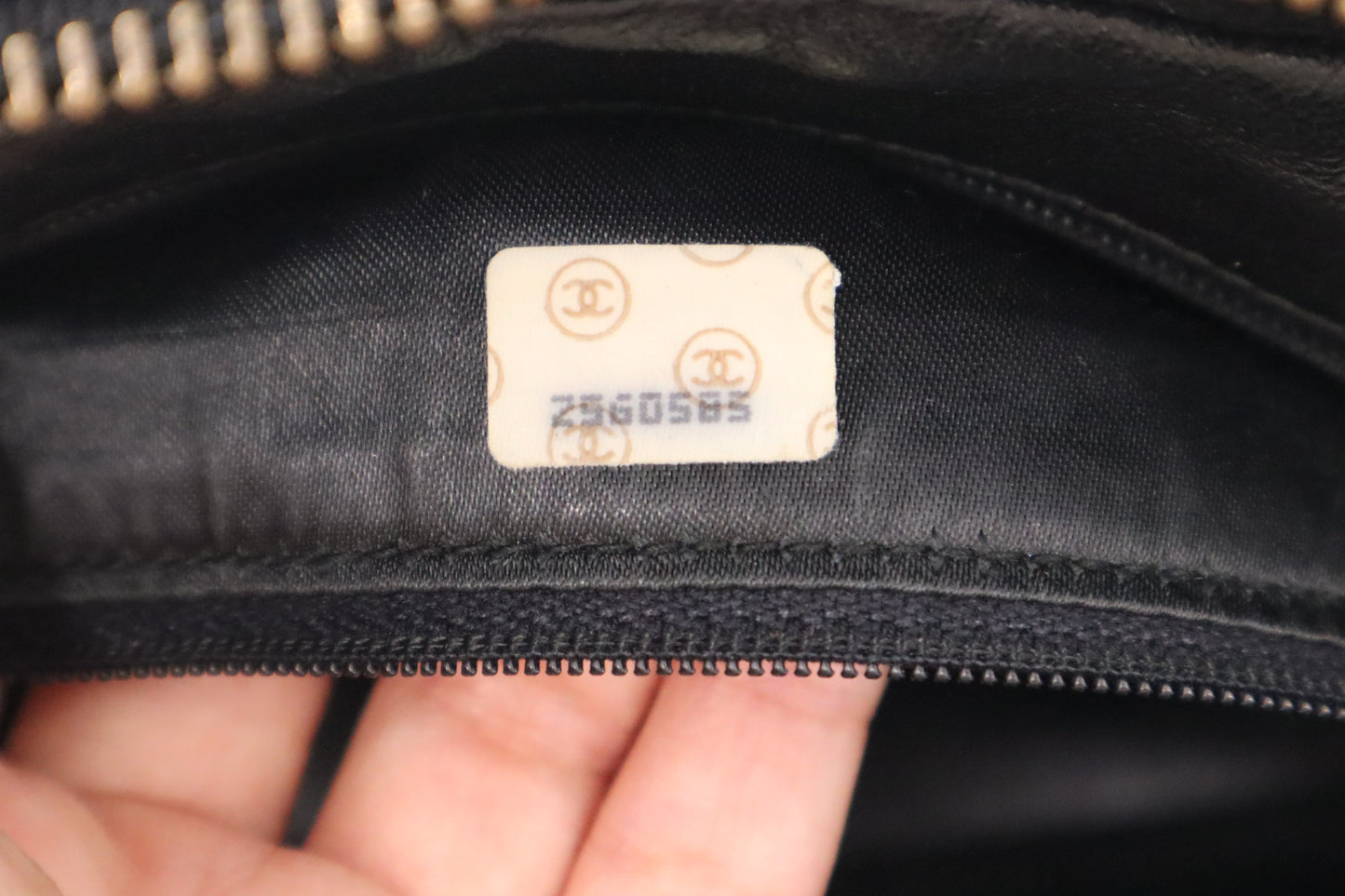 Chanel Camera Bag in Black Caviar Leather