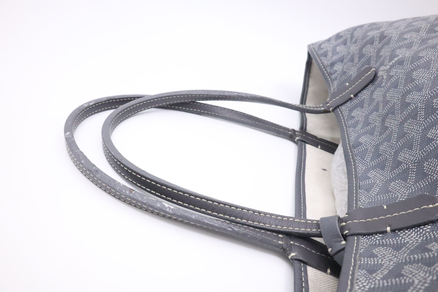 Goyard Saint Louis PM in Grey Goyardine Canvas