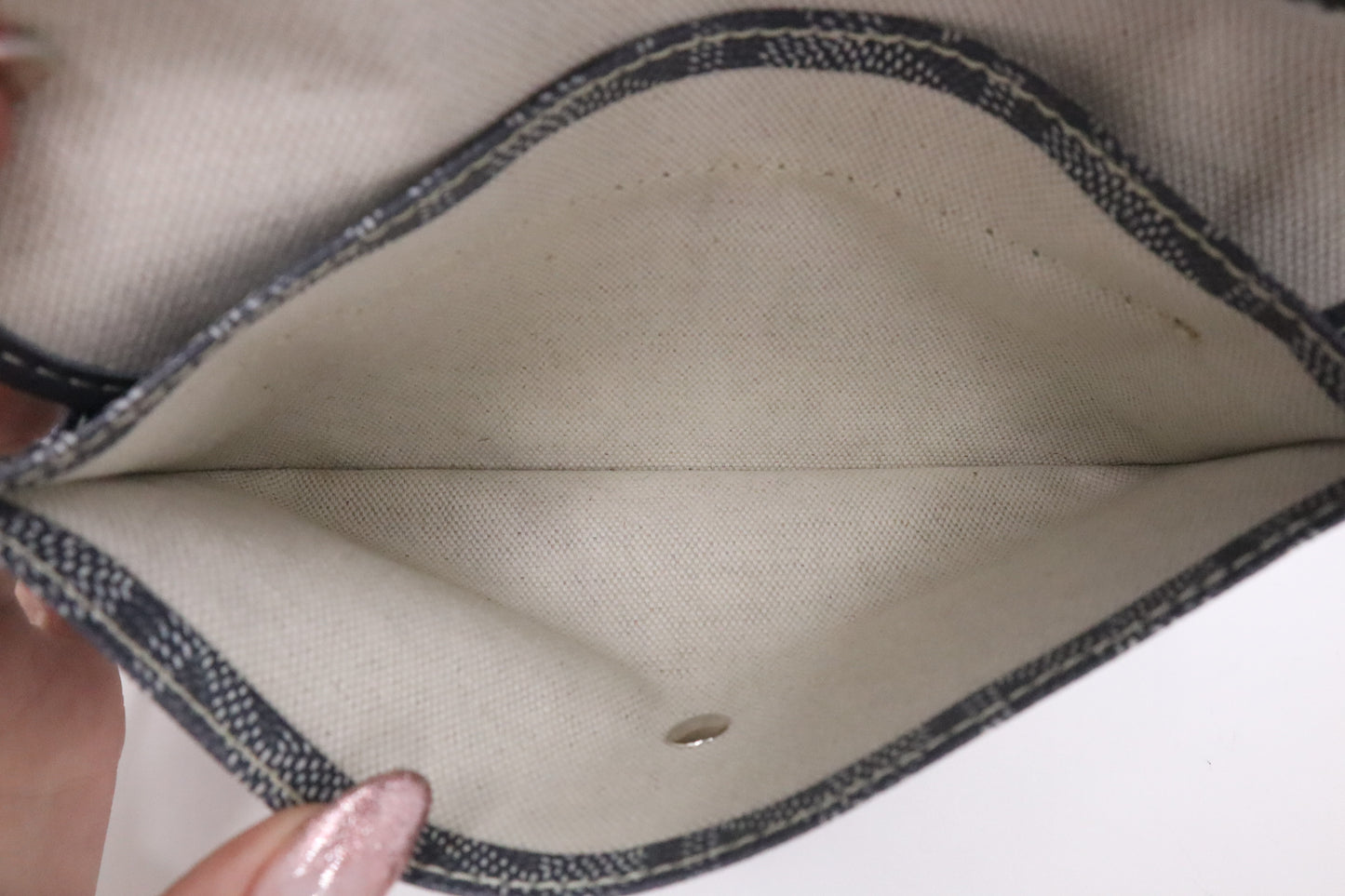 Goyard Saint Louis PM in Grey Goyardine Canvas