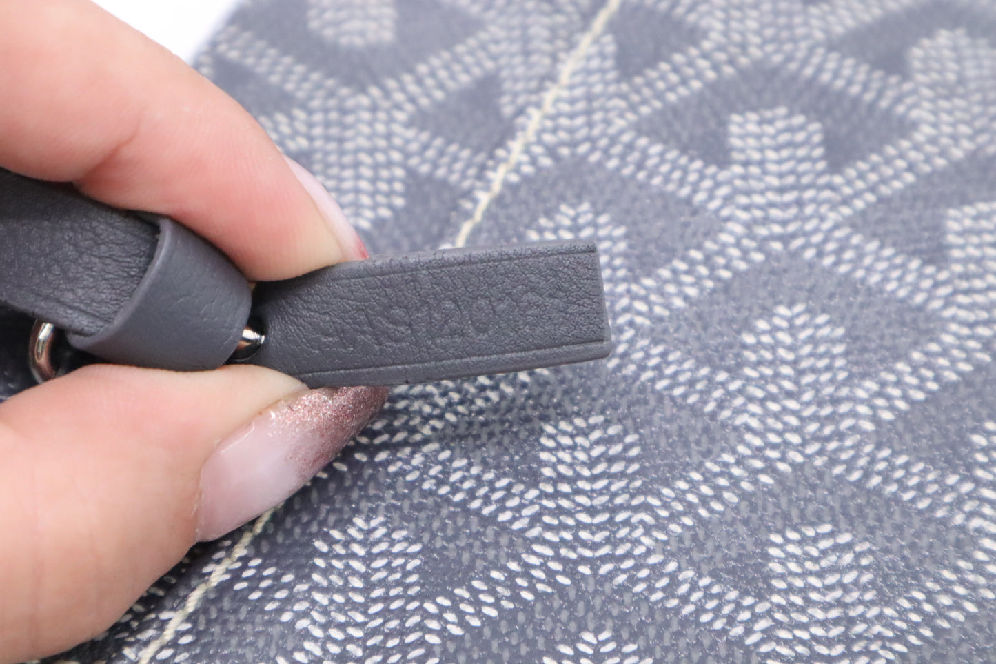 Goyard Saint Louis PM in Grey Goyardine Canvas