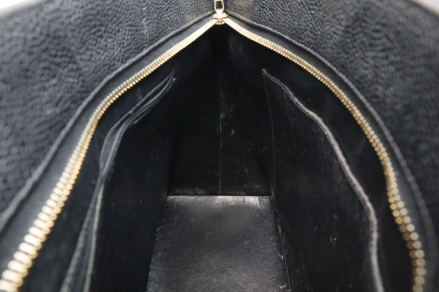 Chanel Medaillon Tote in Black Caviar Leather