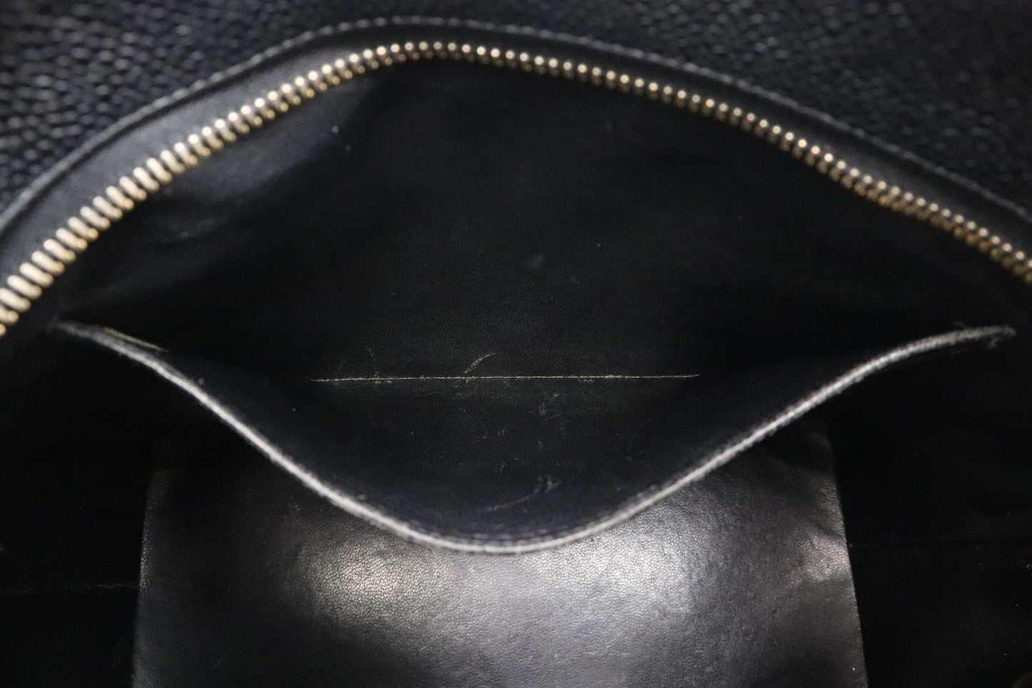 Chanel Medaillon Tote in Black Caviar Leather