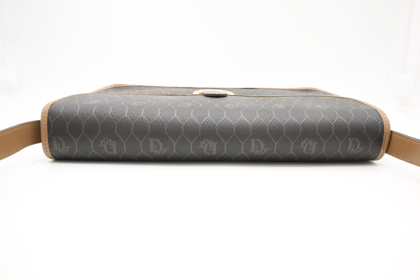 Dior Shoulder Bag in Black Honeycomb Canvas