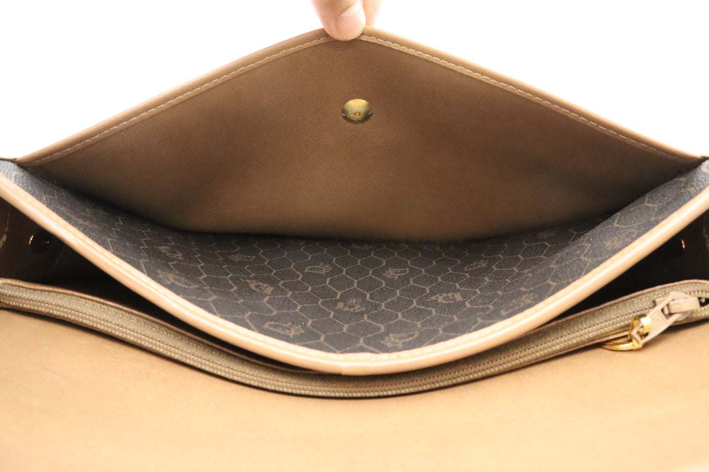 Dior Shoulder Bag in Black Honeycomb Canvas