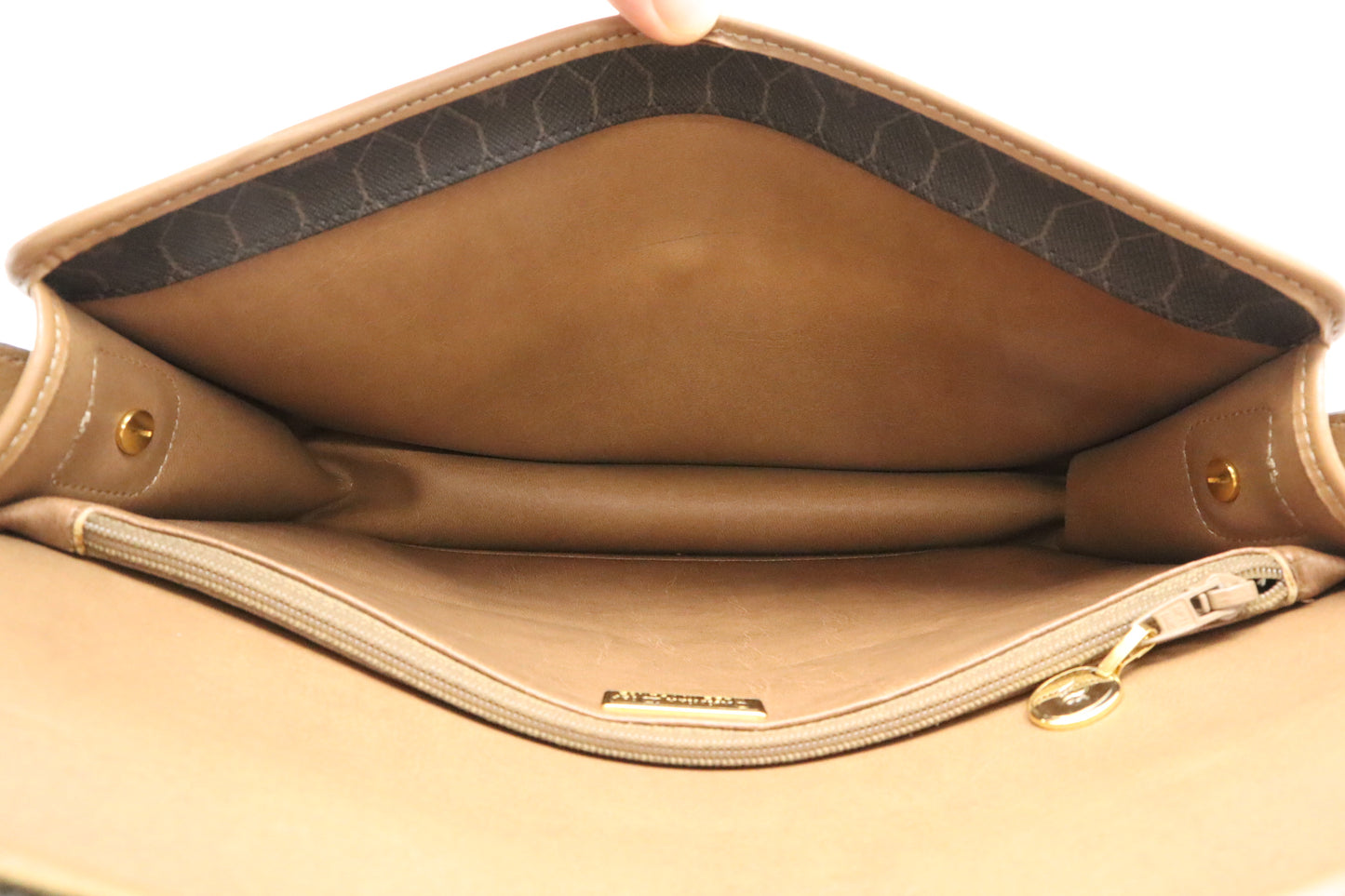 Dior Shoulder Bag in Black Honeycomb Canvas