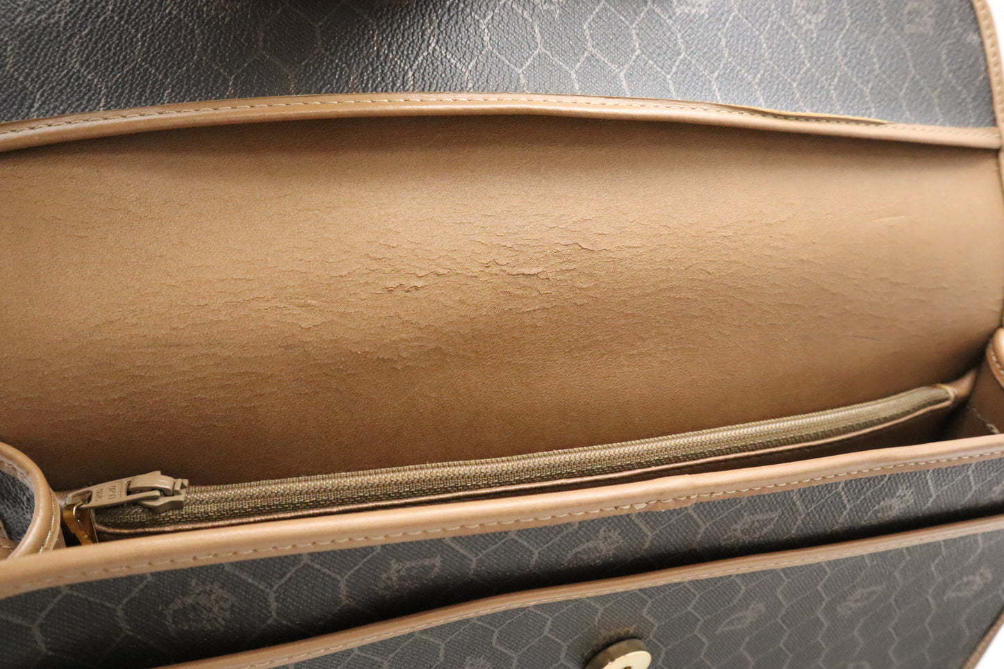 Dior Shoulder Bag in Black Honeycomb Canvas