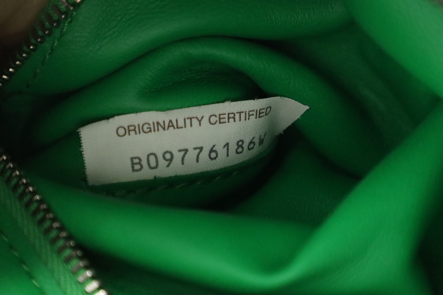 Bottega Veneta Cassette in Green Intrecciato Leather