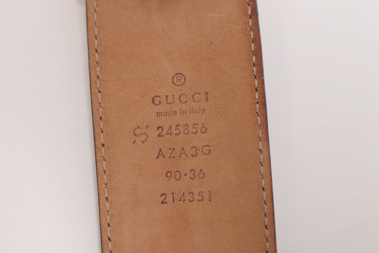 Gucci Heart Belt in Metallic Brown Guccissima Patent Leather