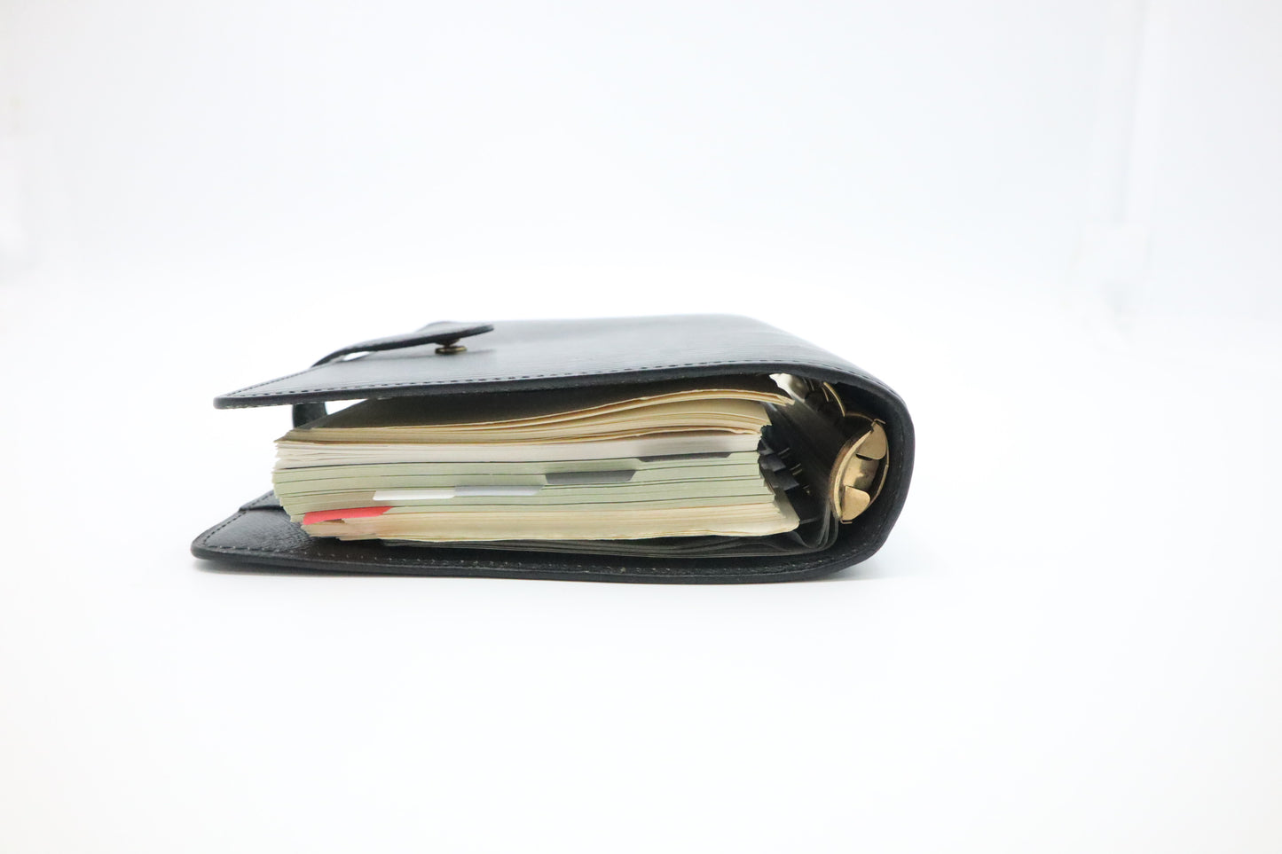 Louis Vuitton Agenda MM in Black Epi Leather