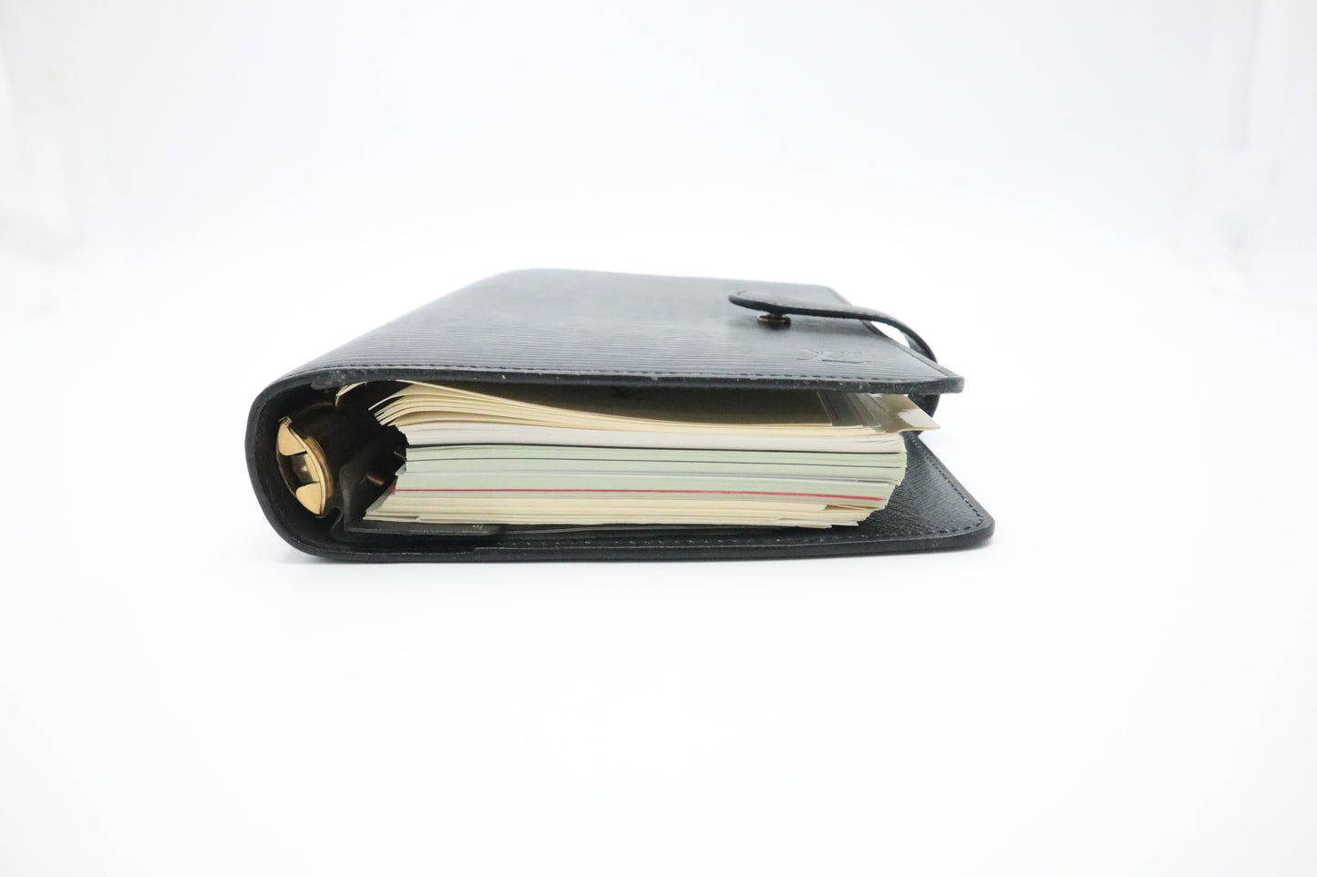 Louis Vuitton Agenda MM in Black Epi Leather