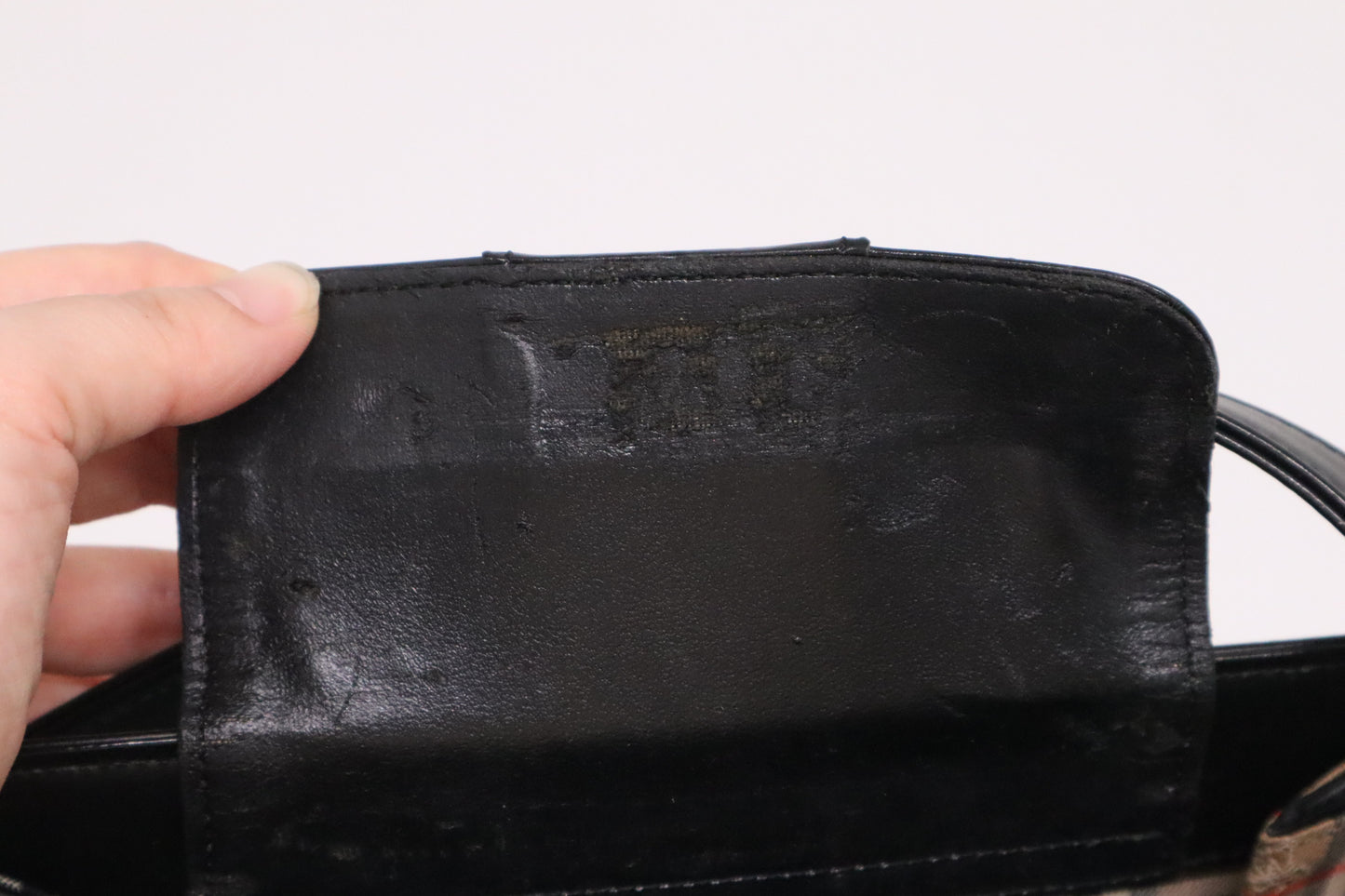 Burberry Shoulder Bag in Black Leather