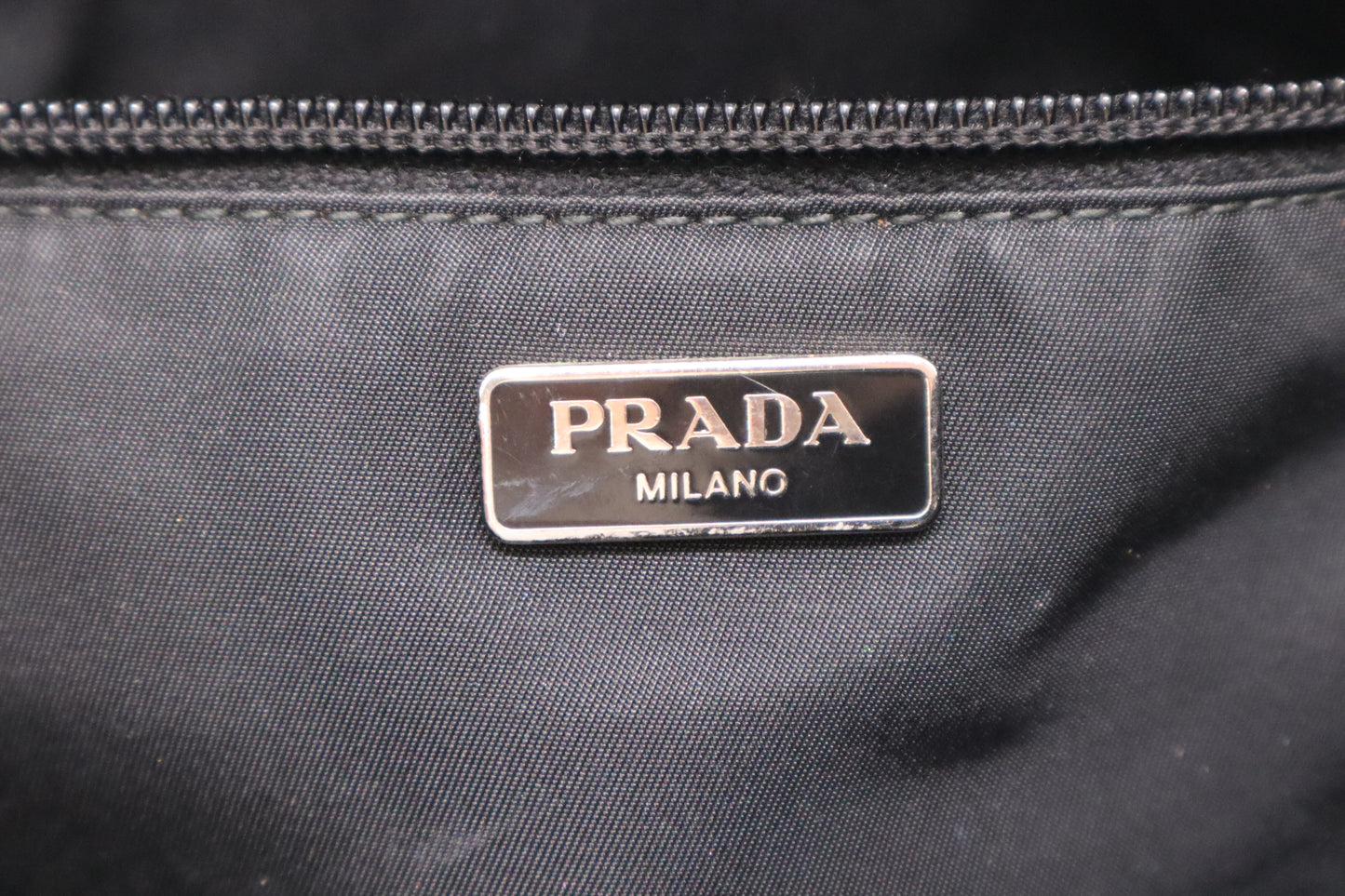 Prada Pouch in Black Nylon