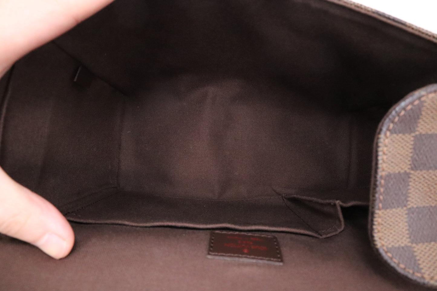 Louis Vuitton Reporter Melville in Damier Ebene Canvas