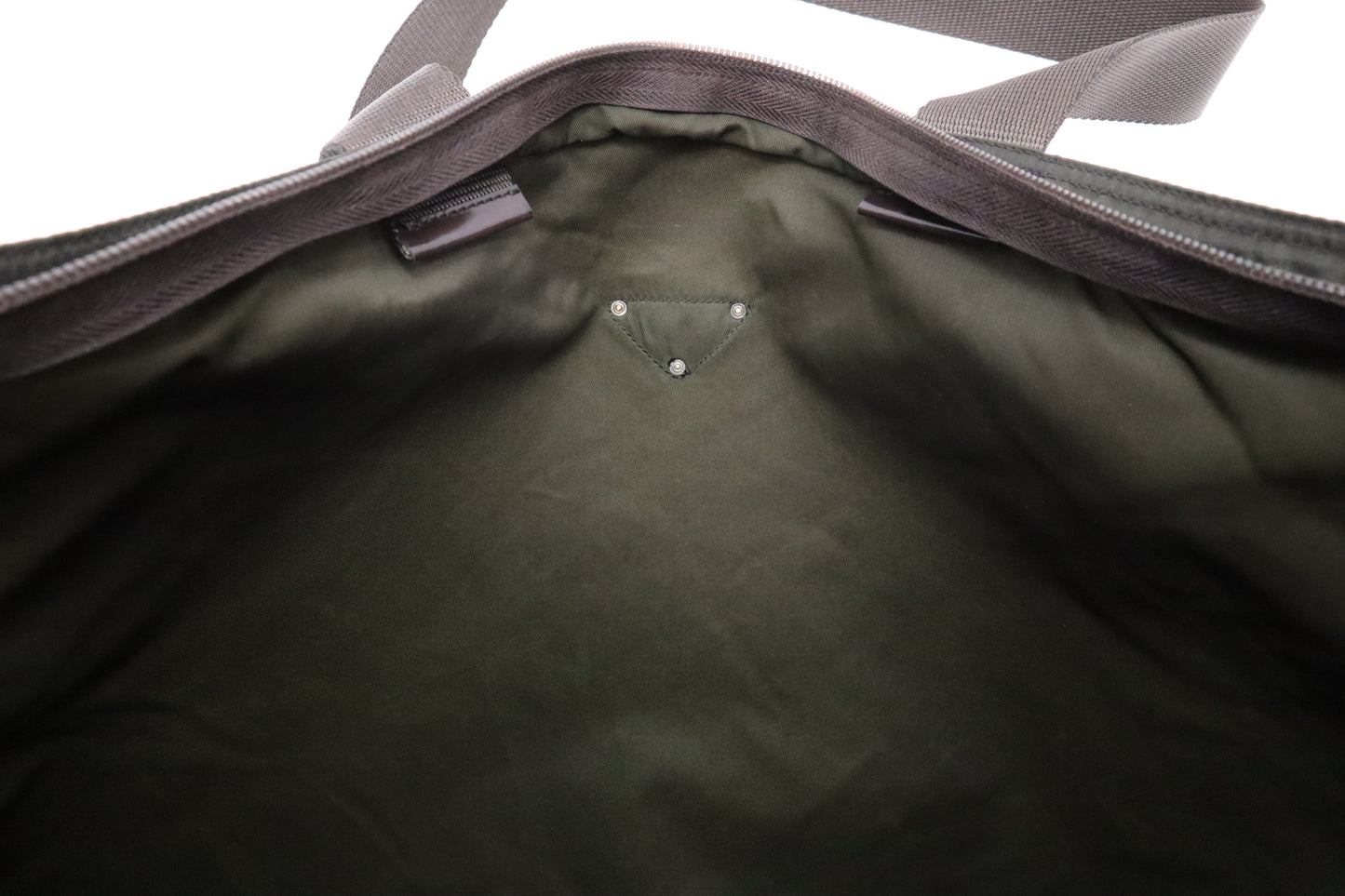 Prada Tote in Dark Green Nylon