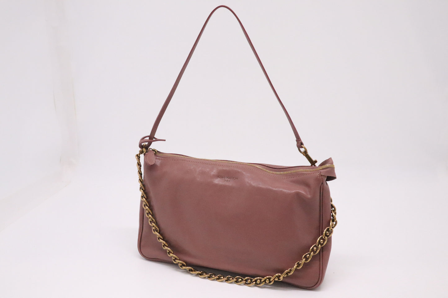 Louis Vuitton Cuir Boudoir Pochette Accessoires in Pink Leather