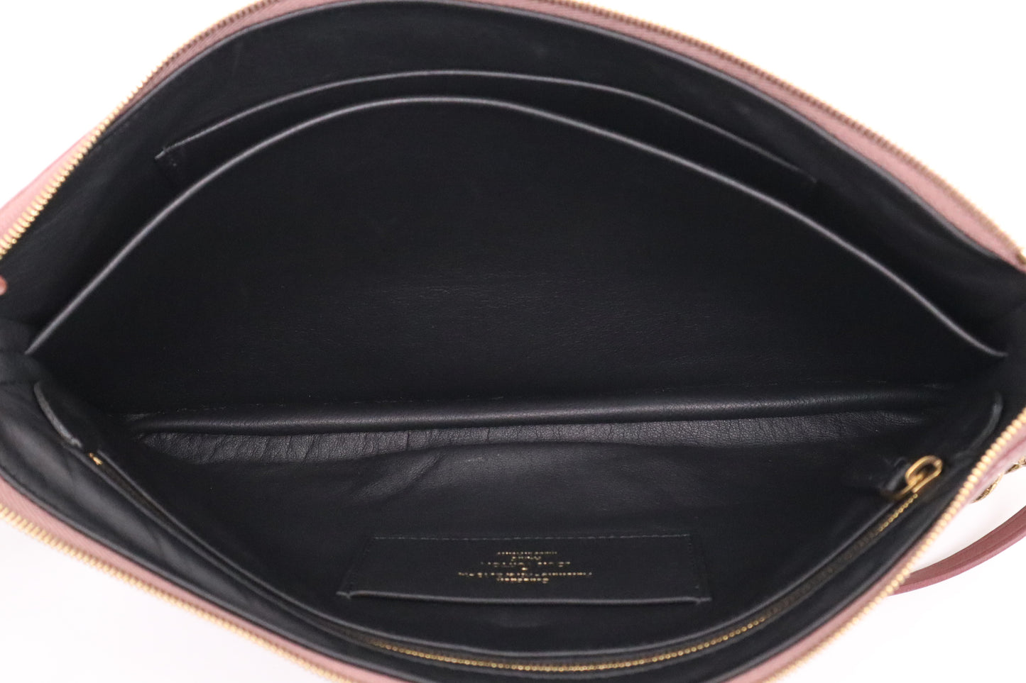 Louis Vuitton Cuir Boudoir Pochette Accessoires in Pink Leather