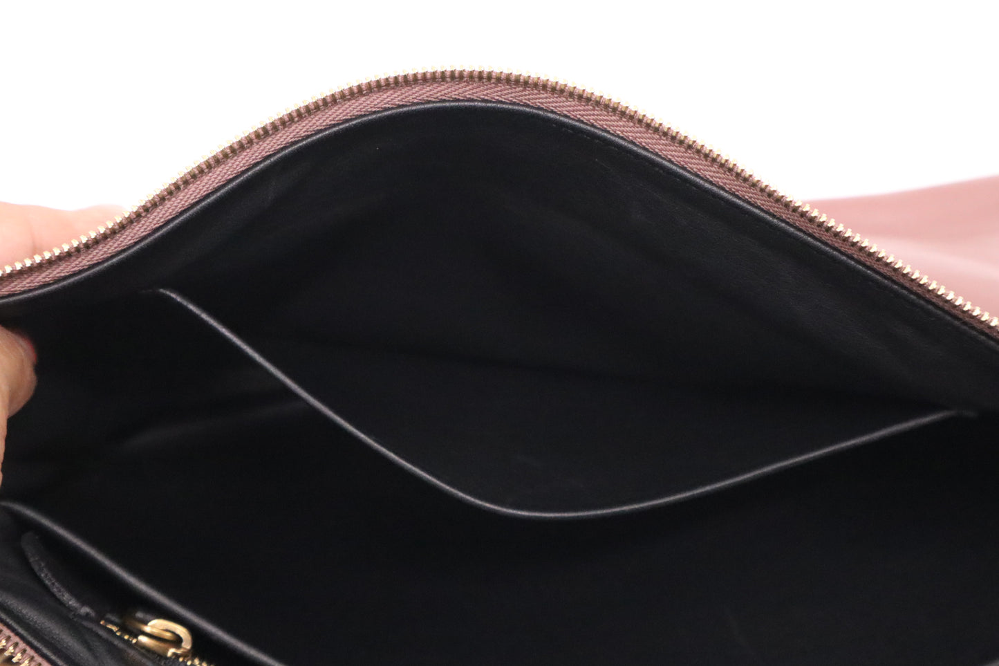 Louis Vuitton Cuir Boudoir Pochette Accessoires in Pink Leather