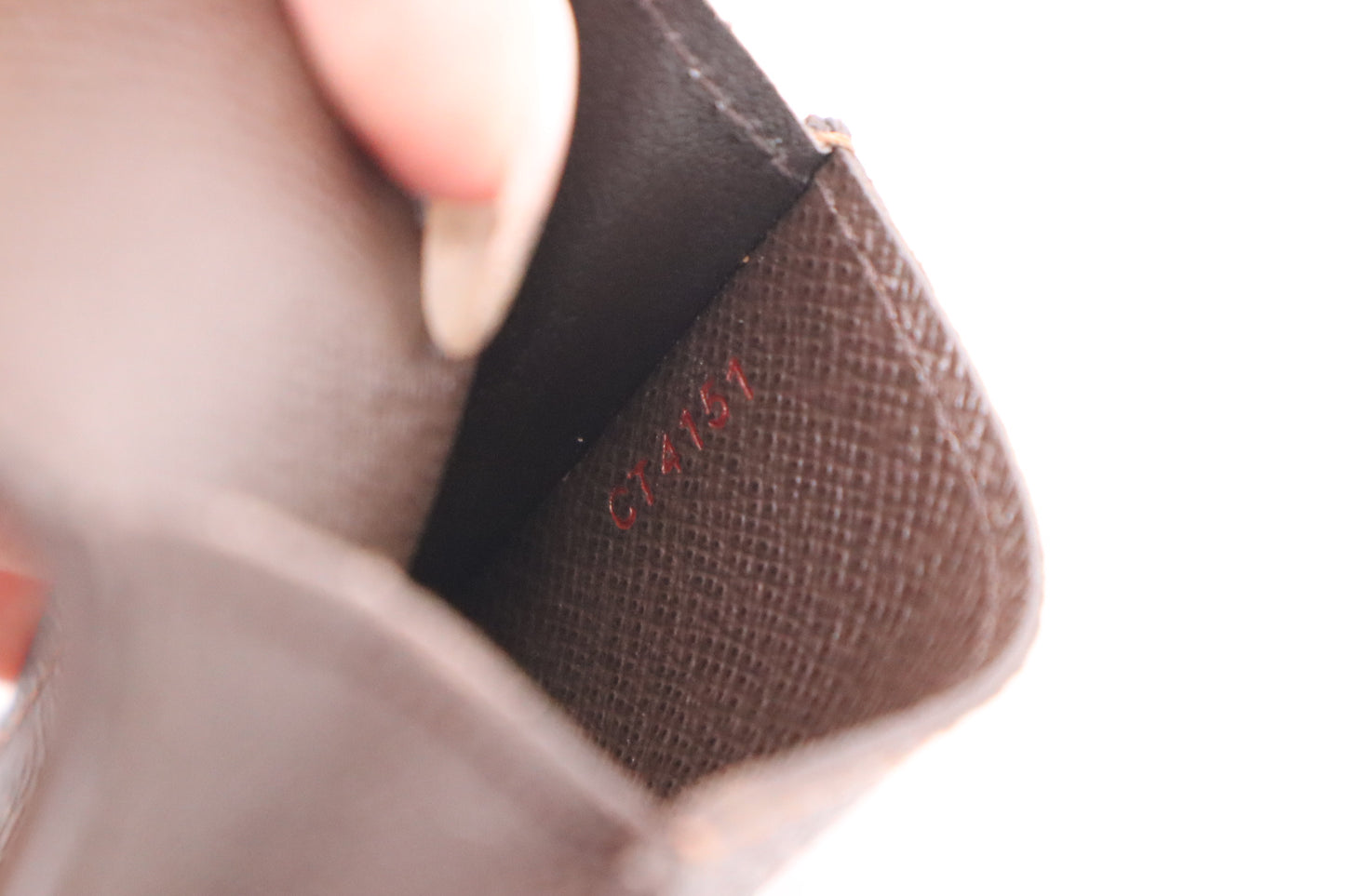 Louis Vuitton Cigarette Case in Damier Ebene Canvas