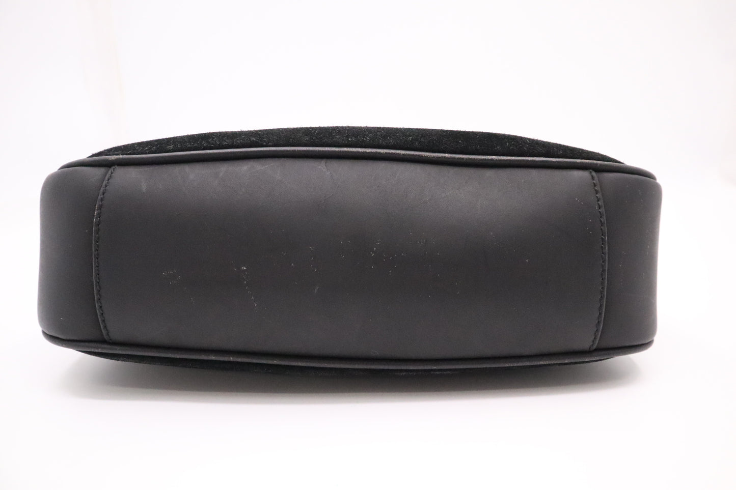 Gucci Shoulder Bag in Black Leather and Suede