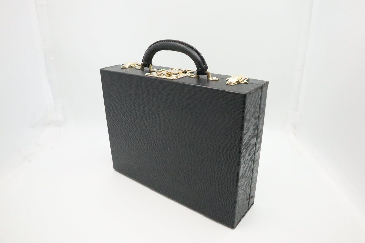 Louis Vuitton Jewelry Briefcase in Black Epi Leather