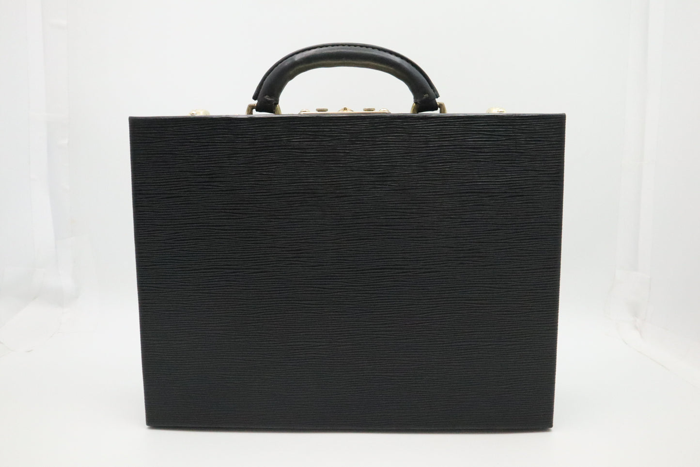 Louis Vuitton Jewelry Briefcase in Black Epi Leather