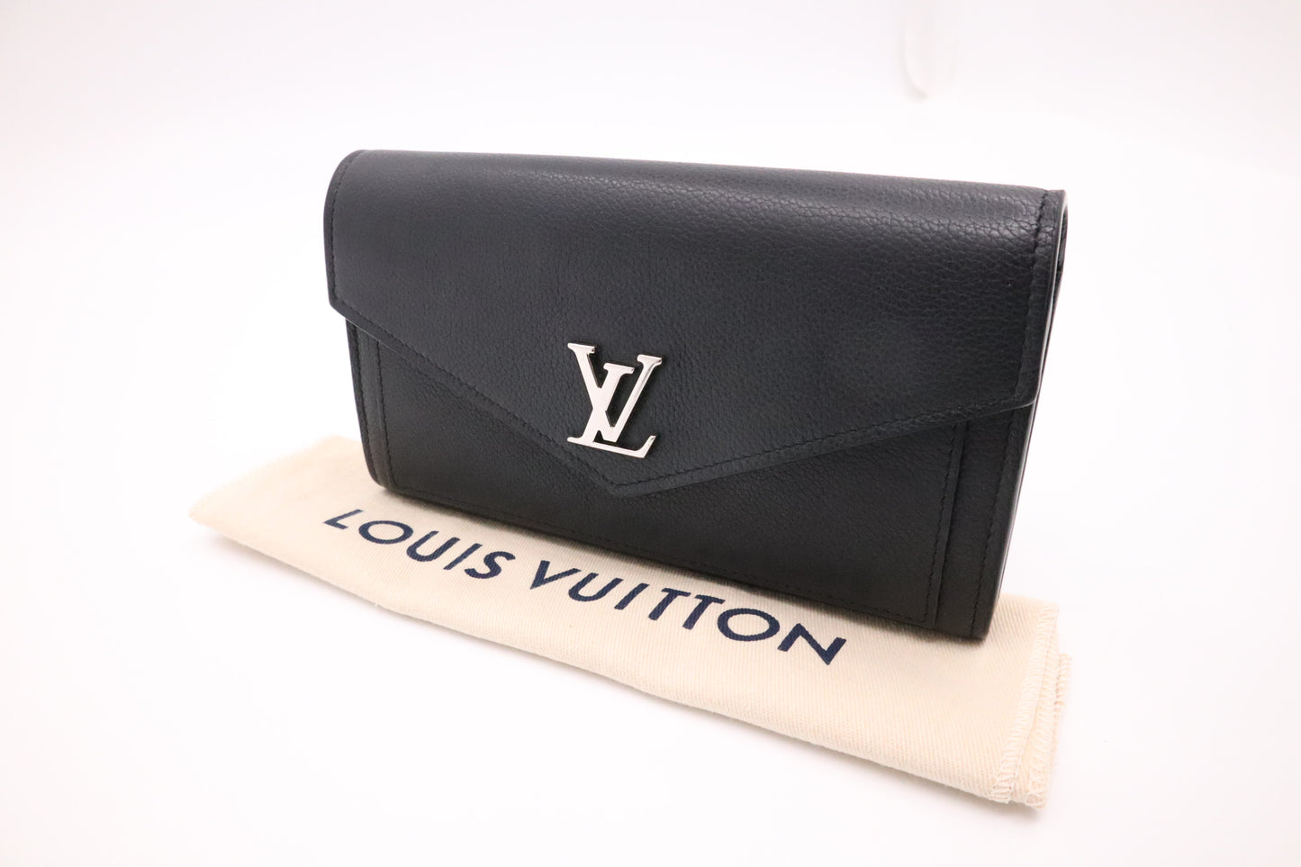 Louis Vuitton Mylockme Long Wallet in Black