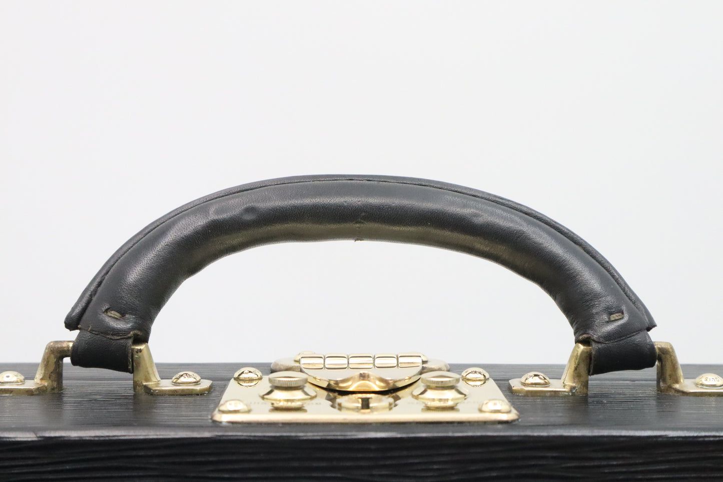 Louis Vuitton Jewelry Briefcase in Black Epi Leather