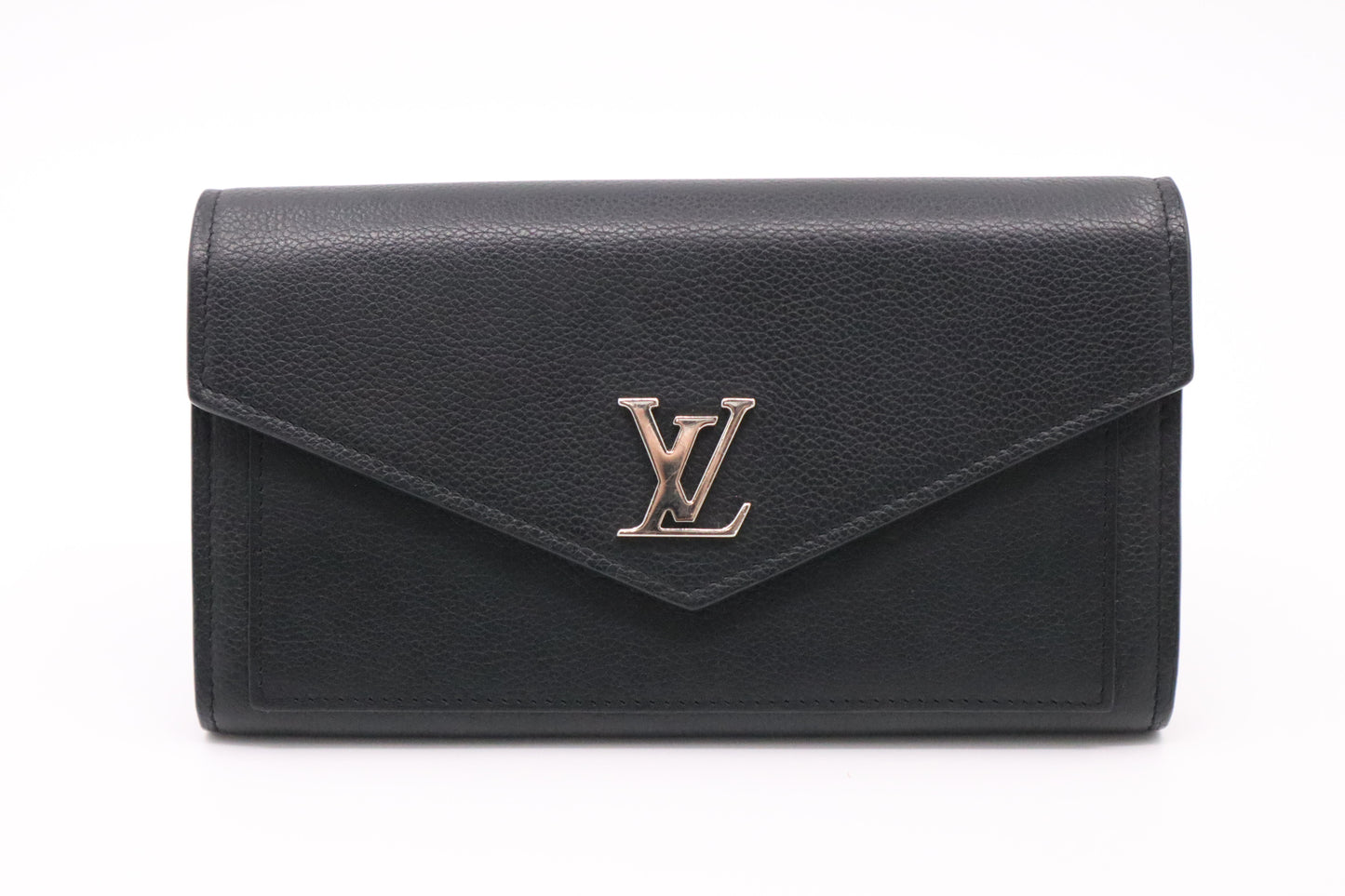 Louis Vuitton Mylockme Long Wallet in Black