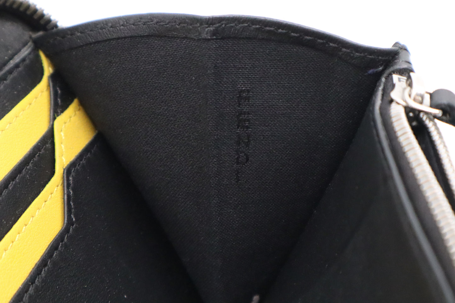 Fendi Long Wallet in Black Leather