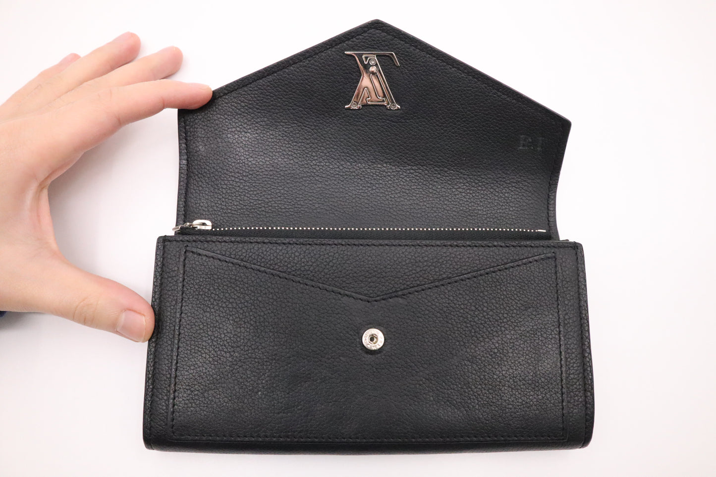 Louis Vuitton Mylockme Long Wallet in Black