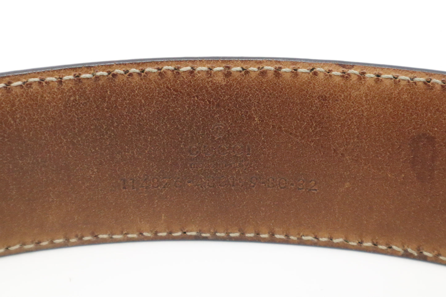 Gucci Belt in Gold GG Canvas