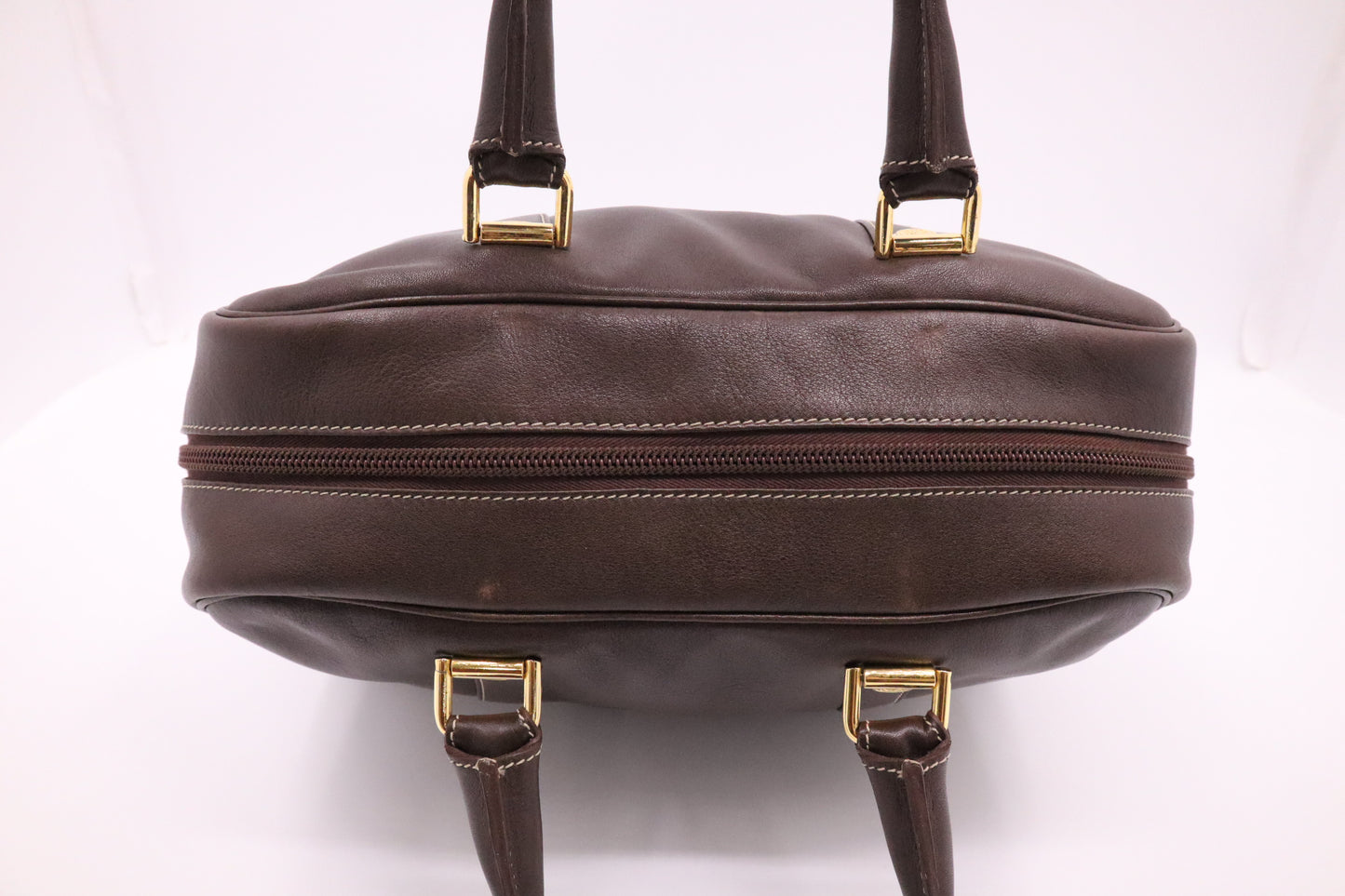 Loewe Bowling Bag in Brown Leather