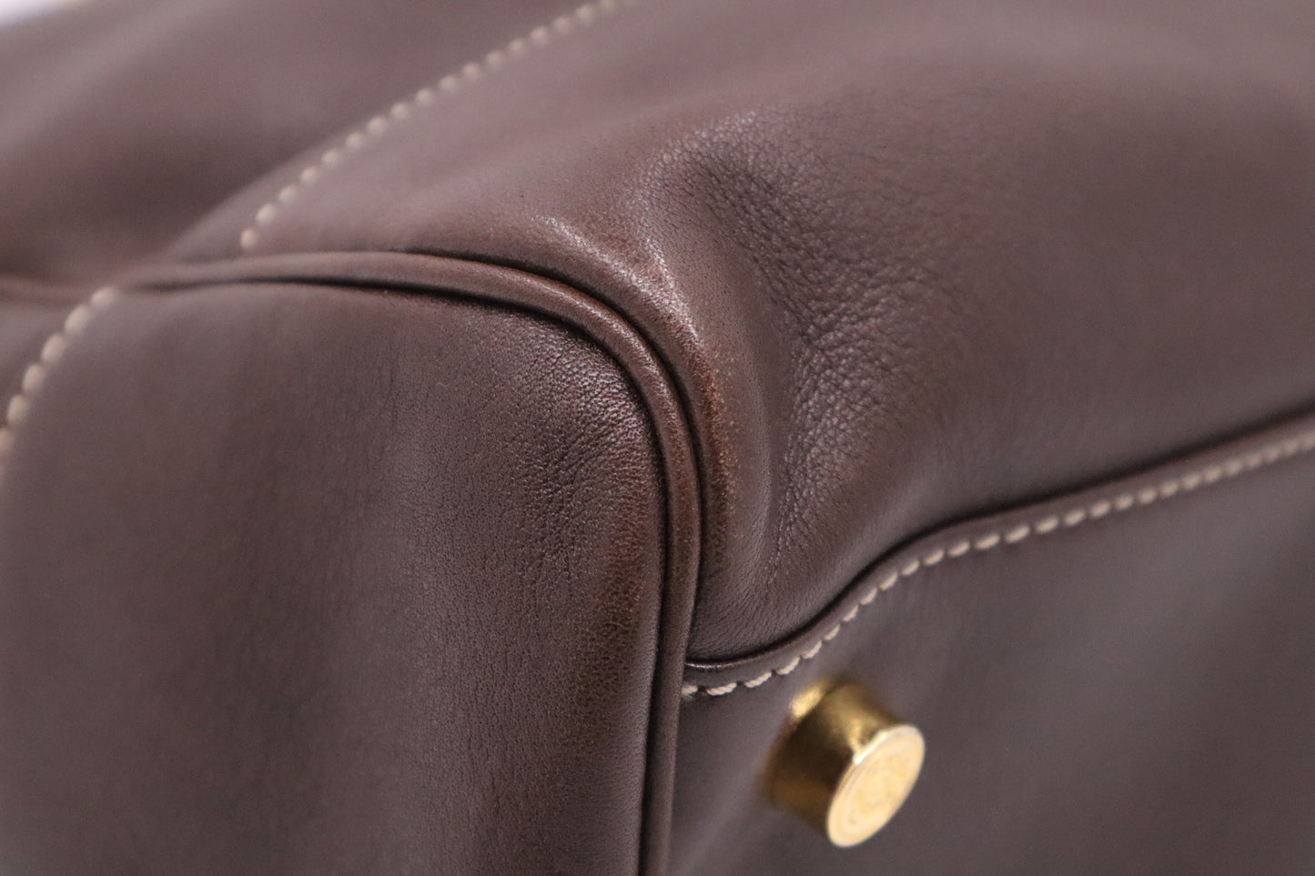 Loewe Bowling Bag in Brown Leather