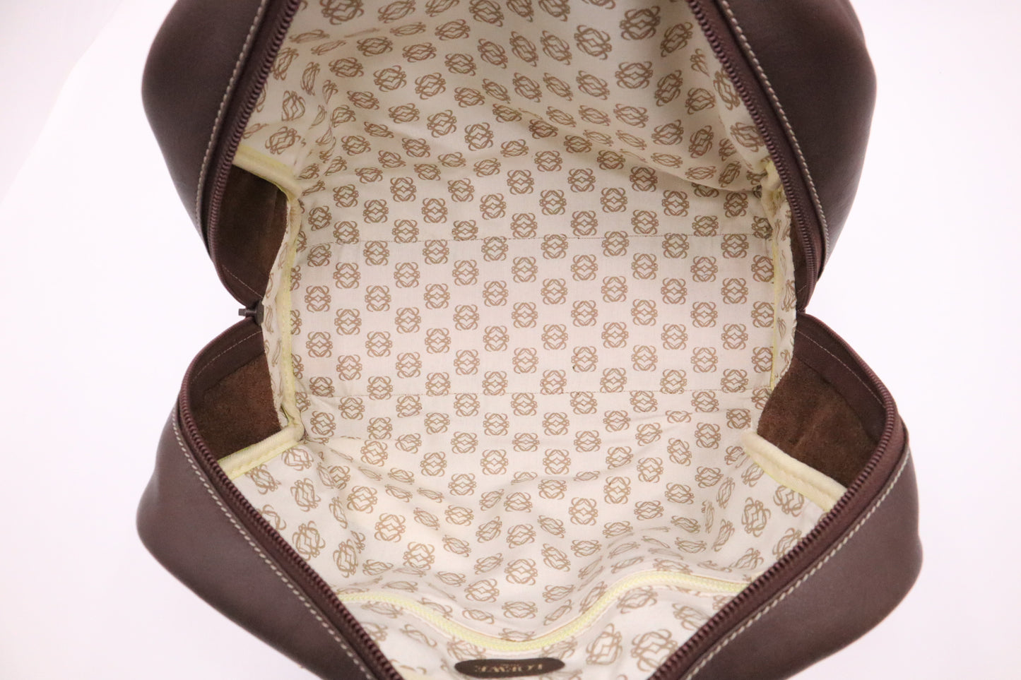 Loewe Bowling Bag in Brown Leather