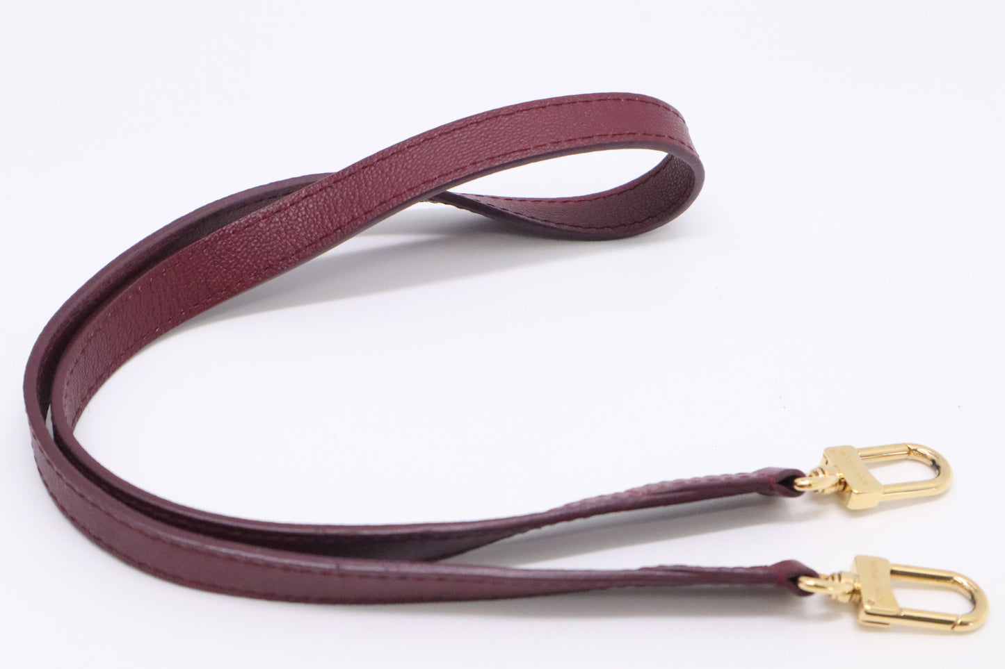 Louis Vuitton Florine Shoulder Bag in Burgundy Leather and Monogram Canvas