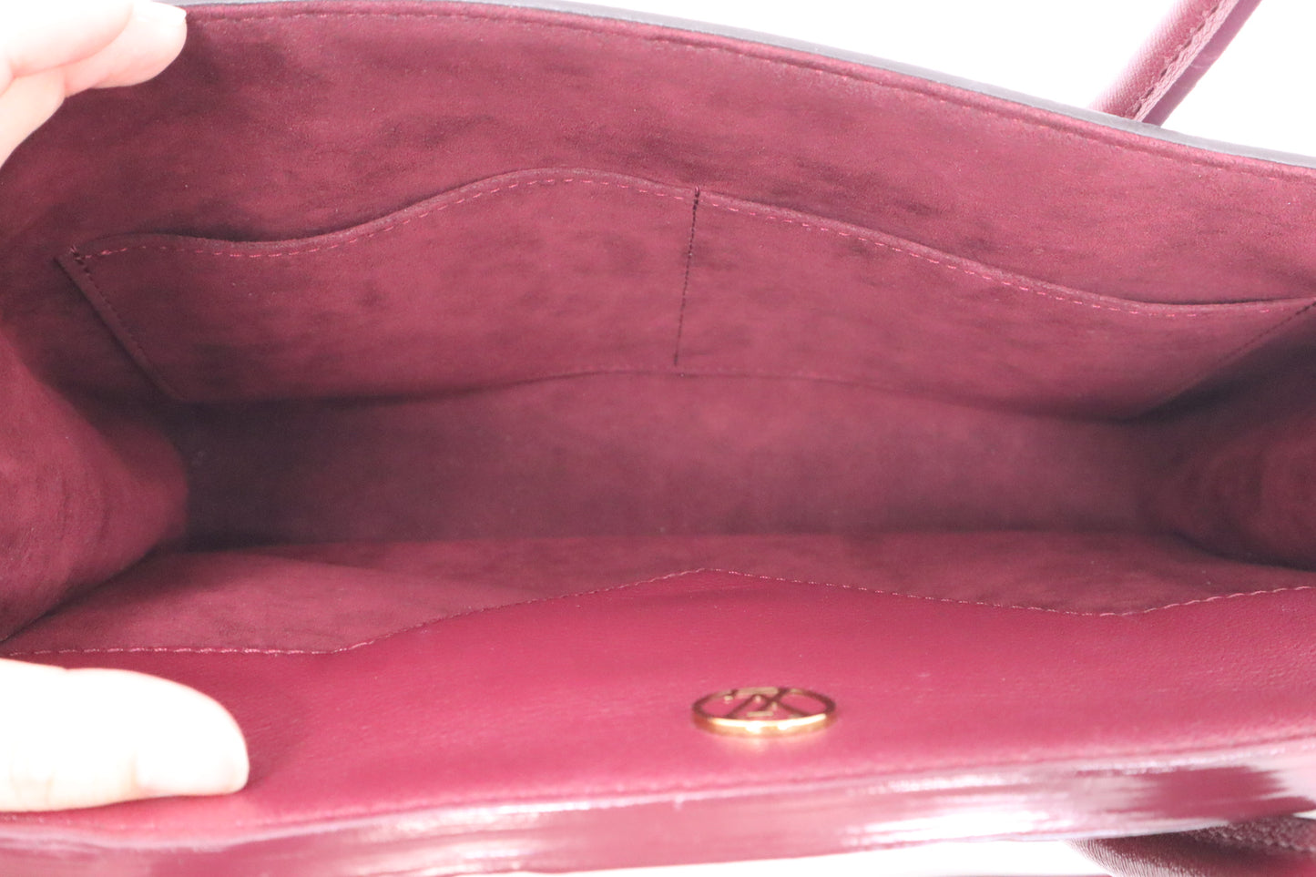 Louis Vuitton Florine Shoulder Bag in Burgundy Leather and Monogram Canvas