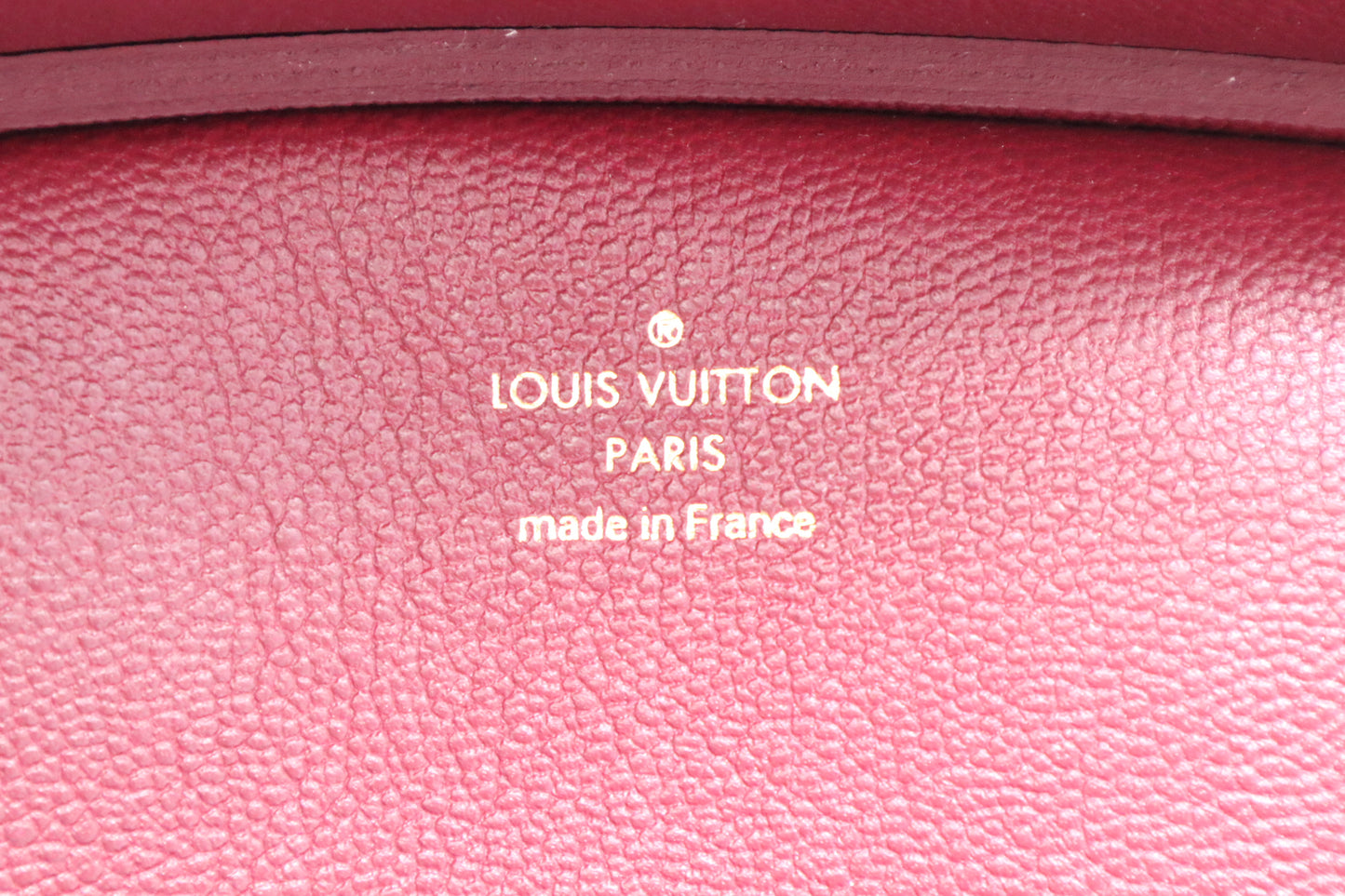 Louis Vuitton Florine Shoulder Bag in Burgundy Leather and Monogram Canvas