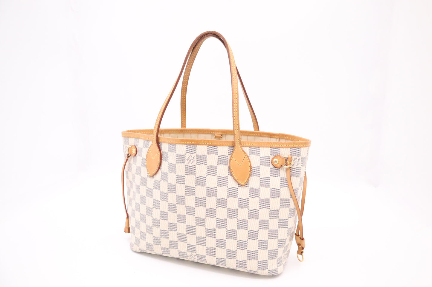 Louis Vuitton Neverfull PM in Damier Azur Canvas