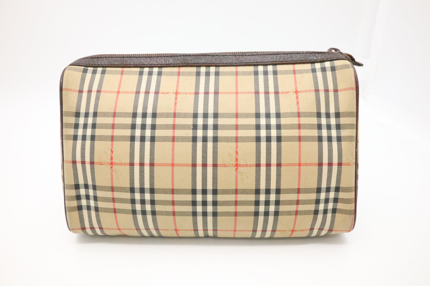 Burberry Clutch in Brown Canvas