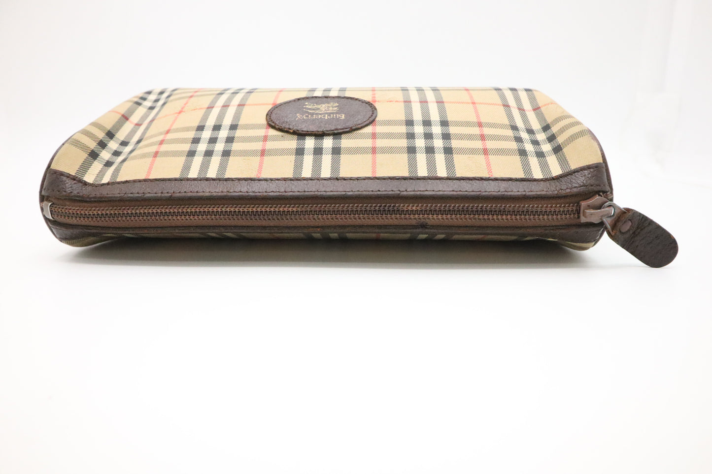 Burberry Clutch in Brown Canvas