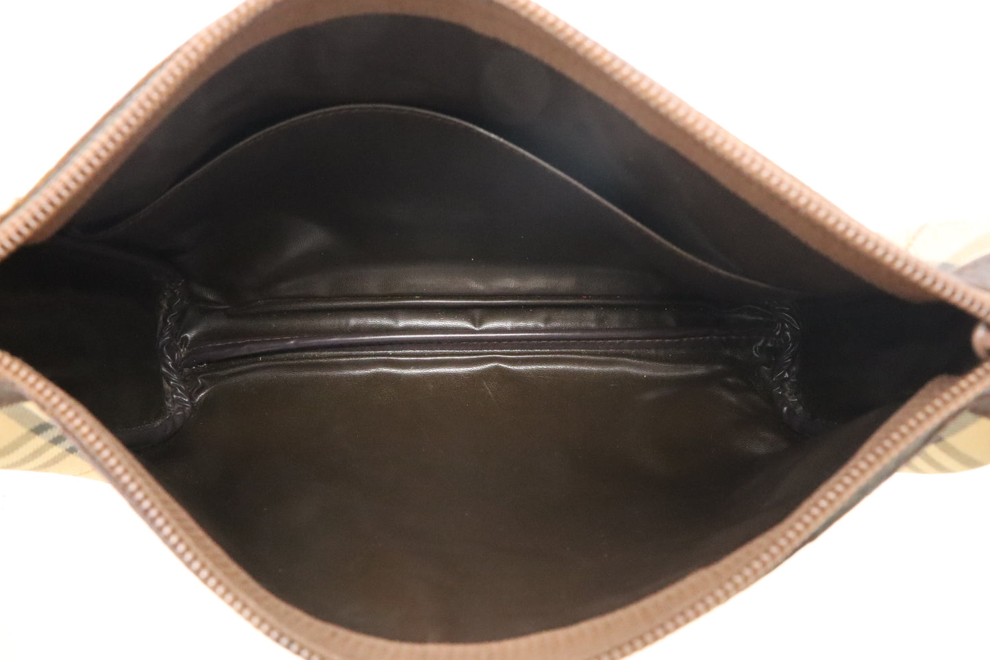 Burberry Clutch in Brown Canvas
