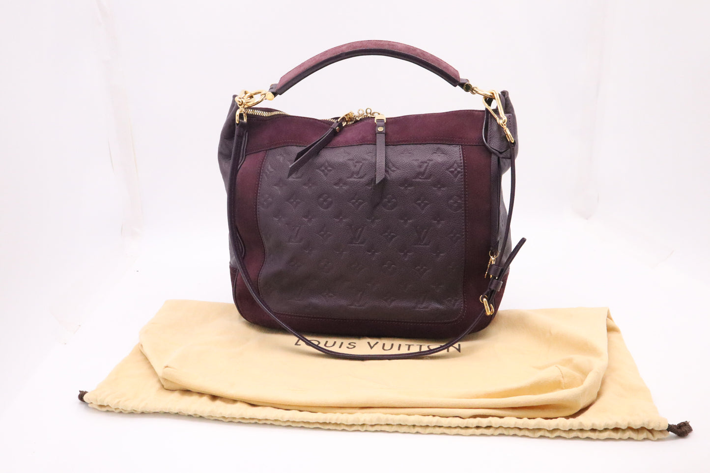 Louis Vuitton Audacieuse in Purple Empreinte Leather