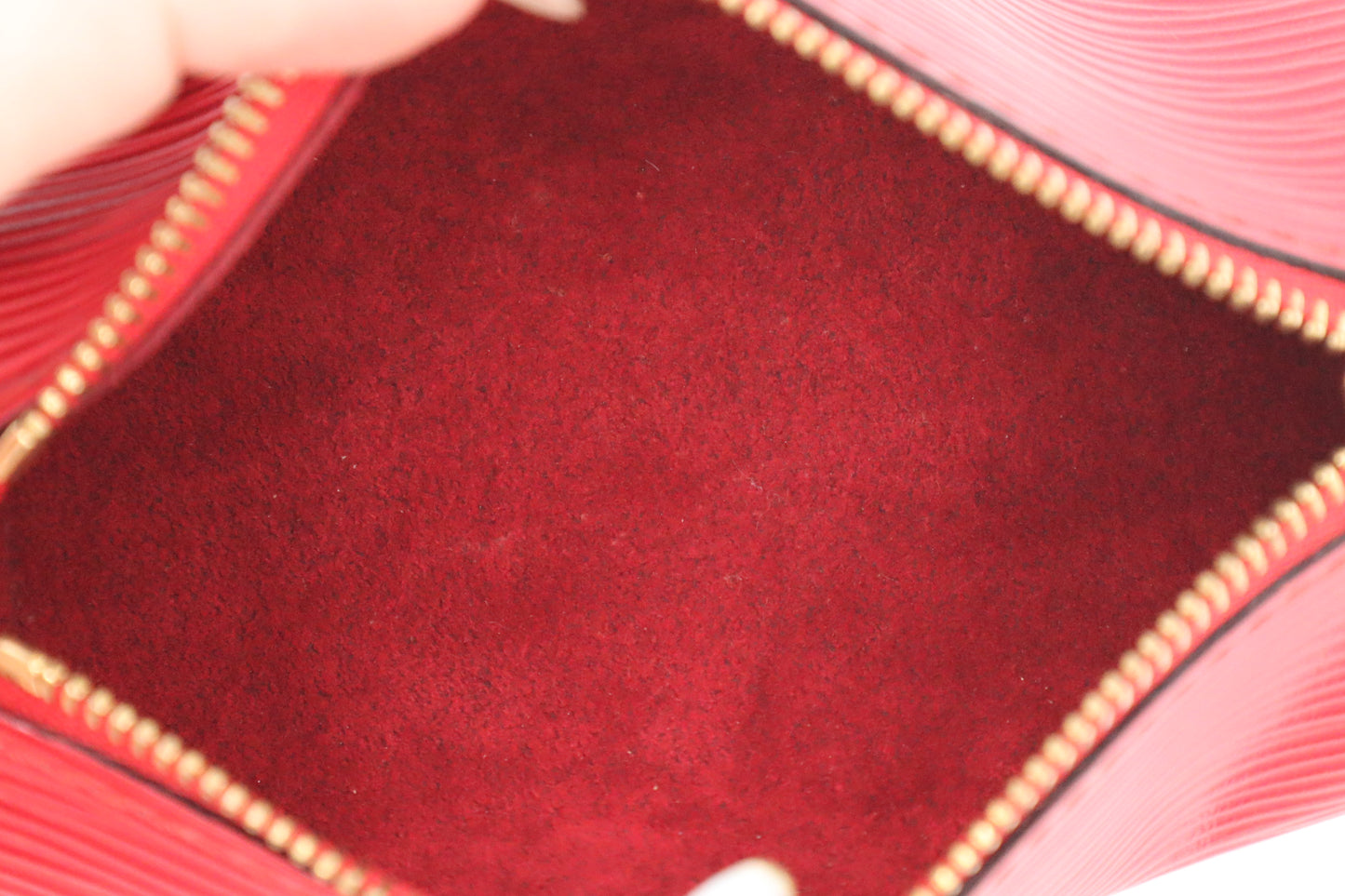 Louis Vuitton Paillon Pouch in Red Epi Leather