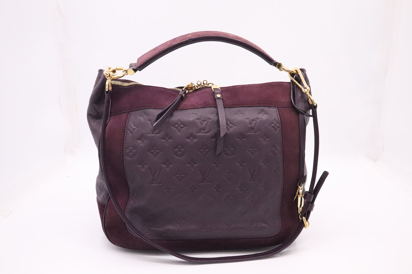 Louis Vuitton Audacieuse in Purple Empreinte Leather